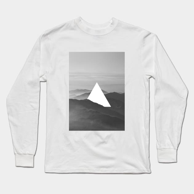 Shape with the world - Triangle: Shape is representing something that you define it for something about it Long Sleeve T-Shirt by SOMIREE